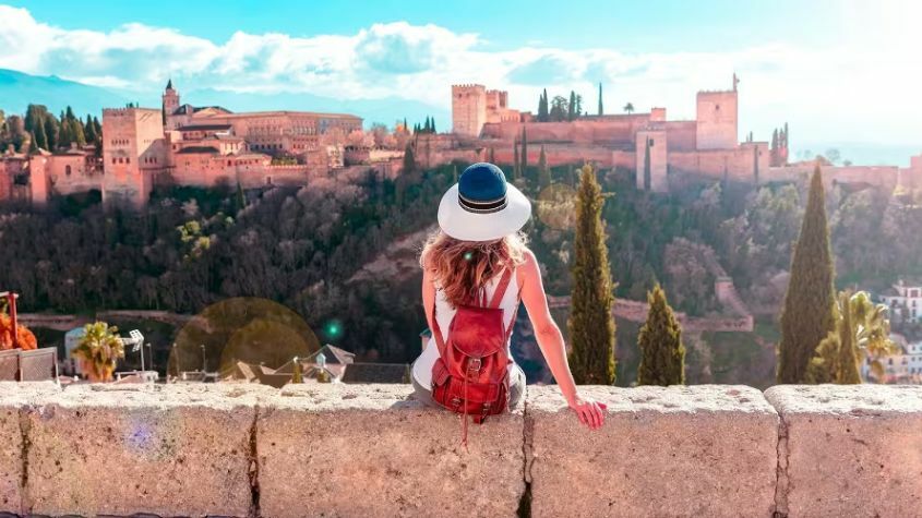 Turista em Granada