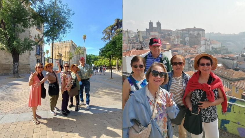 Grupo 5 pessoas em Circuito a Espanha e Portugal