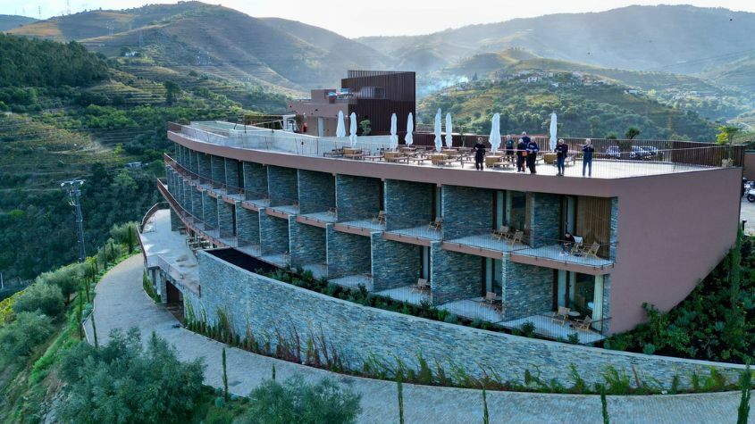 Grupo 8 motards no Douro, Portugal