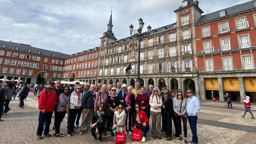 Grupo do Canadá em Madrid Espanha