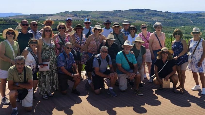 Grupo turistas no Vale do Douro com a Living DMC