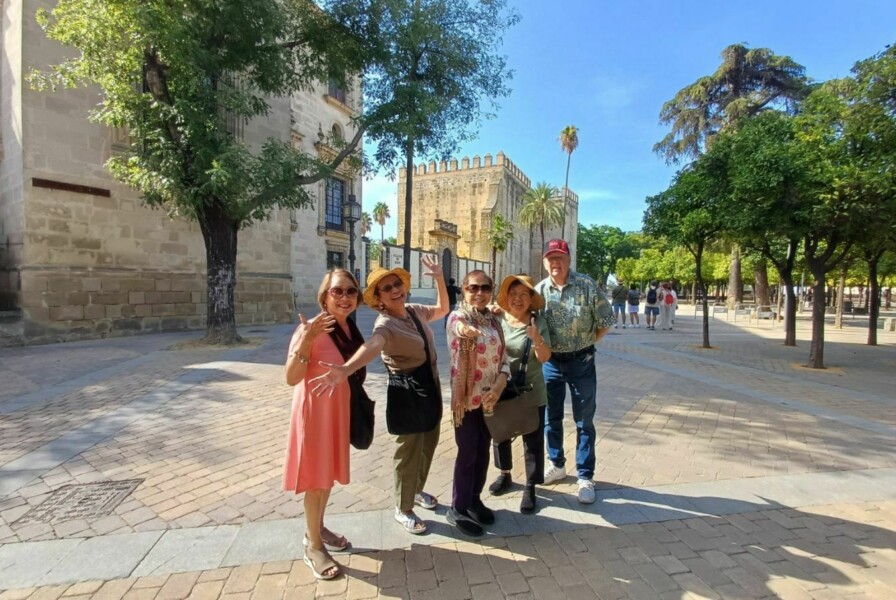 Grupo de turistas em Jerez de la Frontera com a Living DMC