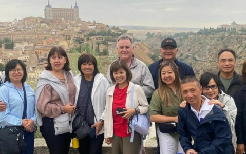 Grupo turistas em Toledo com a Living DMC
